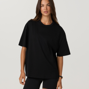 Vuori Short Sleeve Heavyweight Oversized Cotton Tee 2.0 - Black