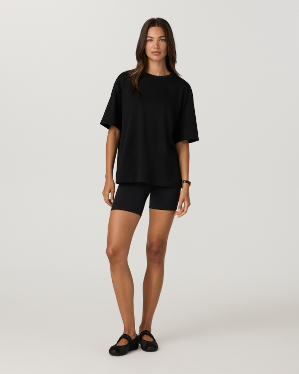 Vuori Short Sleeve Heavyweight Oversized Cotton Tee 2.0 - Black