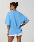 Vuori Short Sleeve Heavyweight Oversized Cotton Tee 2.0 - Oasis Blue