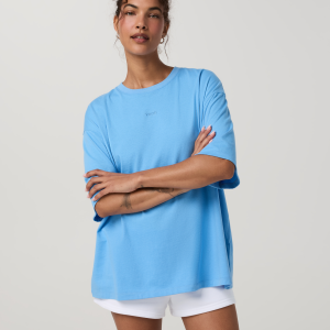 Vuori Short Sleeve Heavyweight Oversized Cotton Tee 2.0 - Oasis Blue