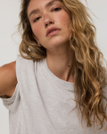 Vuori Short Sleeve Heavyweight Oversized Cotton Tee 2.0 - Pale Grey Heather