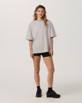 Vuori Short Sleeve Heavyweight Oversized Cotton Tee 2.0 - Pale Grey Heather