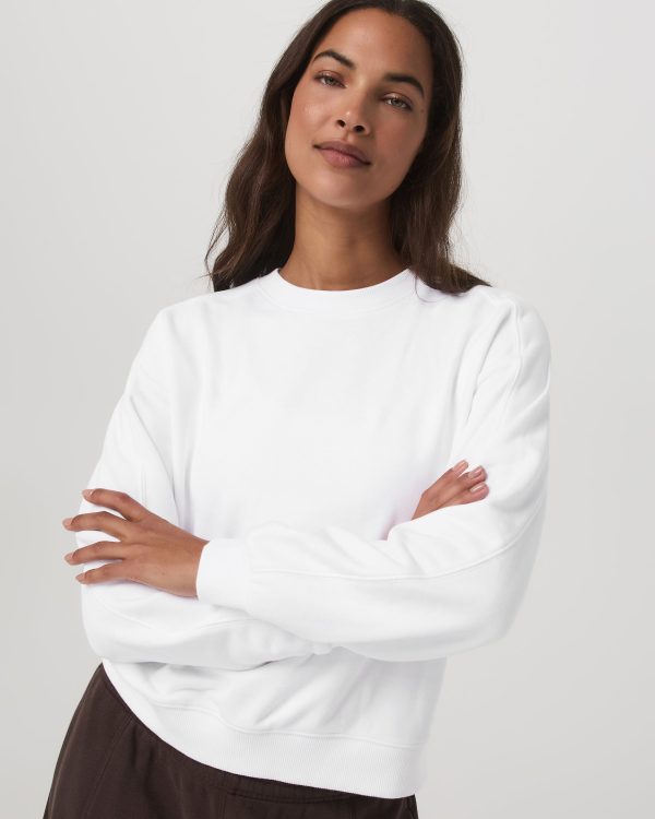 Vuori Sedona Seams Crew - White