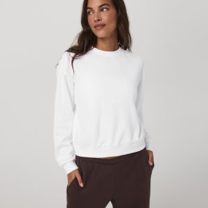 Vuori Sedona Seams Crew - White