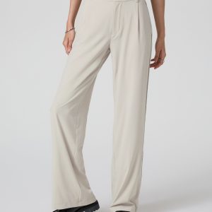 Vuori Villa Trouser, Short Length - Mushroom