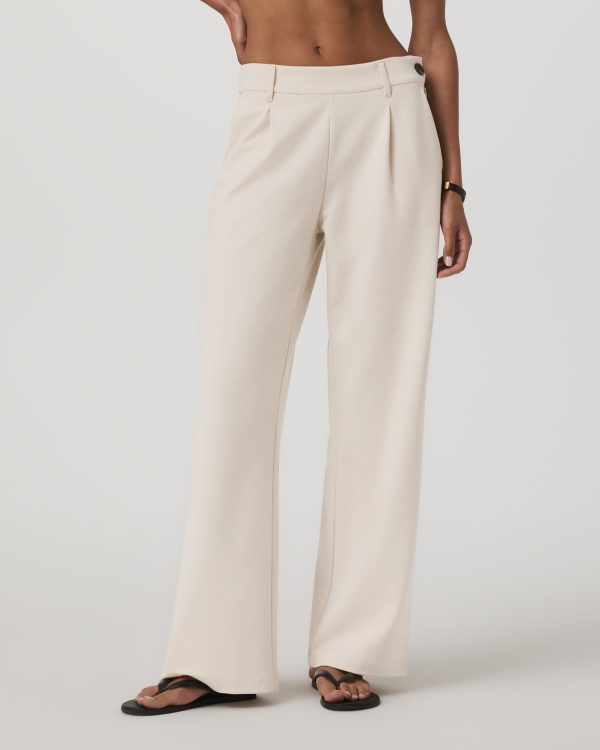 Vuori Maven Wideleg Pant - Bone